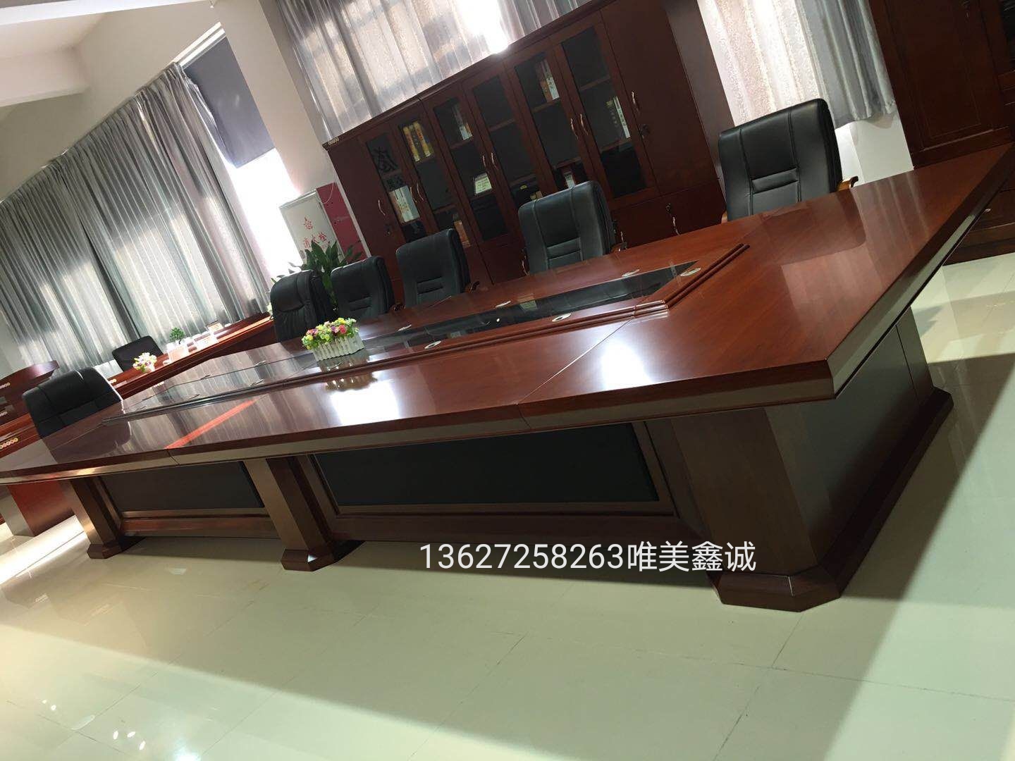 湖北實木油漆會議桌WM-HYZ140