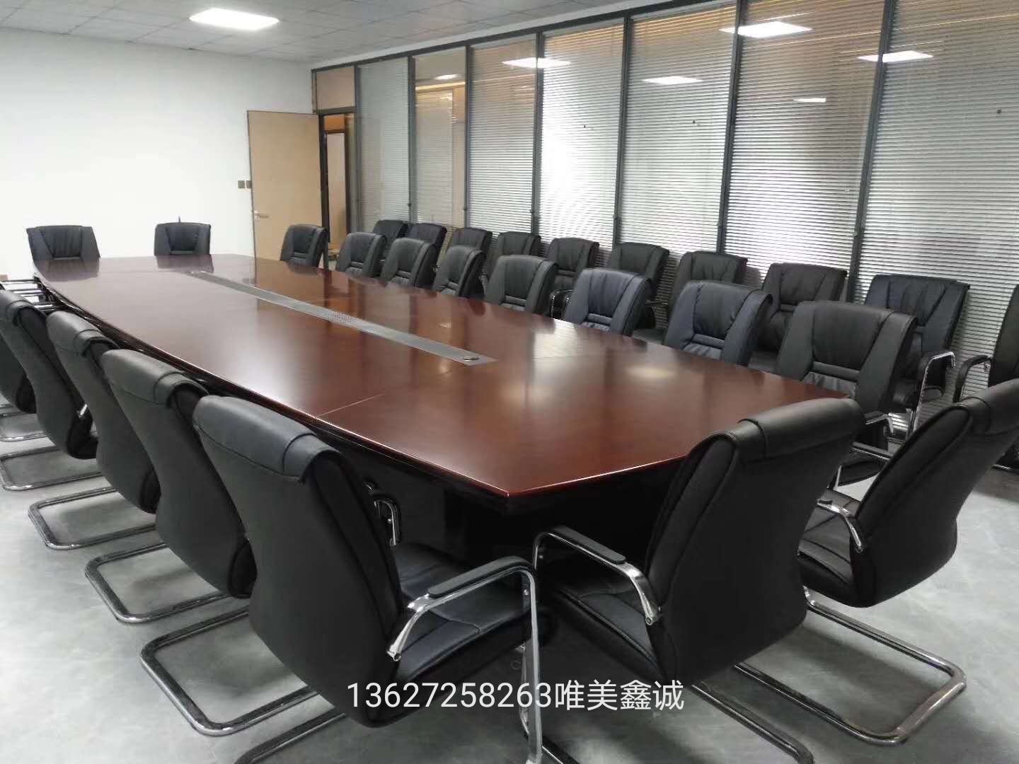 湖北實木油漆會議桌WM-HYZ133